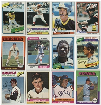 1974-1981 Topps Baseball Complete Sets Run (8 Different)